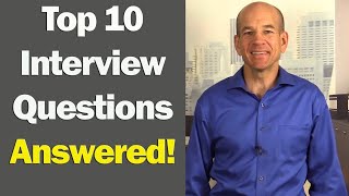 Top 10 Job Interview Questions amp Answers for 1st amp 2nd Interviews [upl. by Aldwon]