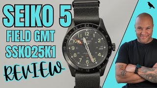 SEIKO 5 FIELD GMT Watch Review SSK025k1 [upl. by Atikin]