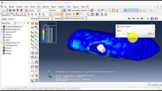 ABAQUS Tutorial  Bird Strike Wing Damage Analysis using CEL  Explicit  1727 [upl. by Esbensen]