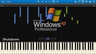 WINDOWS STARTUP AND SHUTDOWN SOUNDS IN SYNTHESIA [upl. by Kath]