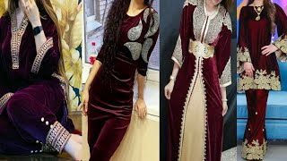 Maroon Velvet Suit Design  Beautiful Maroon Velvet Dresses  Cherry Colour Salwar Suit [upl. by Allecsirp]