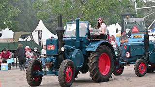 Tractors parade after Historic Tractor Show Panningen 2023 organized by HMT KLEP [upl. by Hajile883]