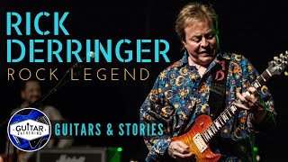 Rock Legend Rick Derringer Guitars and Stories [upl. by Ahsetel54]