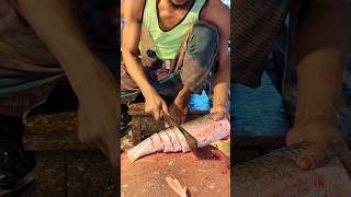 Fast Mrigal Fish Cutting Skills In Bangladesh Fish Market By Expert Cutter shorts [upl. by Alisun362]