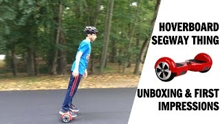 I GOT A HOVERBOARDSEGWAYSMART BALANCE WHEEL  Unboxingfirst impressions [upl. by Nadnerb]