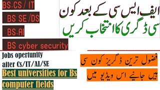 Best degrees after FSCwhat to do after 12thdont take admissions in fazool degrees [upl. by Ajssatan]