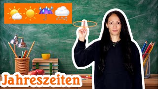 Jahreszeiten in die Gebärdensprache Gebärdensprache lernen  The Seasons in german sign language￼ [upl. by Monjan]