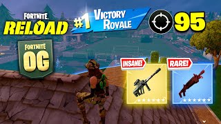 OG Fortnite Reload  High Kill Gameplay  Keyboard amp Mouse [upl. by Laurentia]