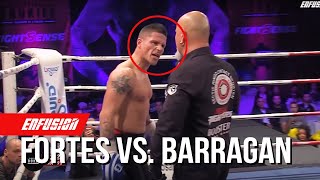 ANGRY Fighter Challenges Referee After Knockout  Fortes vs Barragan  Enfusion [upl. by Kataway]