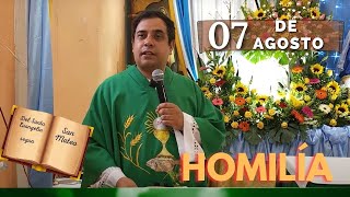 EVANGELIO DE HOY miércoles 7 de agosto del 2024  Padre Arturo Cornejo [upl. by Aivilo]