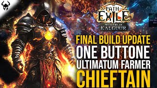 THE LAZIEST BUILD EVER One Button Hellfire CWS Chieftain Final Build Guide  PoE 325 Settlers [upl. by Elleinnod662]