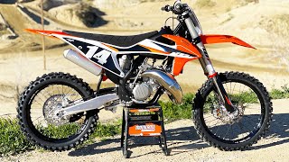 First Ride 2021 KTM 125SX Two Stroke  Motocross Action Magazine [upl. by Marja572]