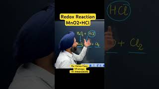 Redox reaction  Reaction of Manganese Oxide with Hydrochloric acid  MnO2  HCl Reaction  Class 10 [upl. by Suanne]