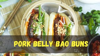 Taiwanese Easy Pork Belly Bao Buns  Recipe HowTo Video [upl. by Mcgregor]