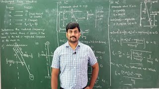 Lecture 7 Problems on undamped free vibration 7 amp 8 Mod 1 Mechanical Vibrations by GURUDATTHM [upl. by Debby35]