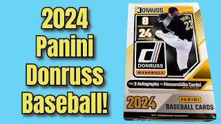 2024 Panini Donruss Baseball Hobby Box Break [upl. by Aidnyc]