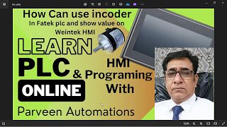 how we can major the length with encoder in Fatek plc and value show on weintek HMI [upl. by Nerraf]