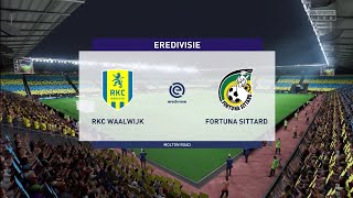 FIFA 23  RKC Waalwijk vs Fortuna Sittard  Eredivisie  Gameplay [upl. by Eiuqnimod]