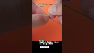 The Easiest Leader Knot  How To Tie Two Lines Together  Fishing Knots [upl. by Ewart]