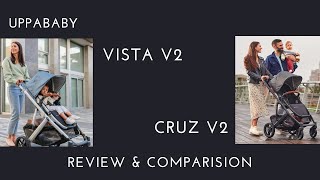 Which to Choose UppaBaby Vista V2 vs Cruz V2 Detailed Review  Destinationbabykidscom [upl. by Nanette408]