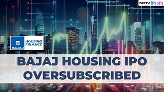 Bajaj Housing IPO Oversubscribed Sees Strong Response  Bajaj Housing Finance IPO News [upl. by Slorac]