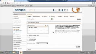 Gerenciando Web Control e Application Control  Sophos UTM [upl. by Kunin176]