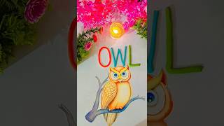 best clay artmottled wood owldiy tranding funny videoytclay art [upl. by Yekram]