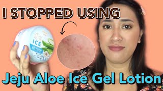 I STOPPED USING JEJU ALOE ICE SOOTHING GEL LOTION [upl. by Veno]