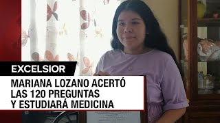 Jovencita de Ecatepec logra puntaje perfecto en examen de la UNAM [upl. by Aenej135]