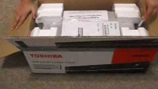 Unboxing Toshiba DVDVCR Combo Player SDV398 [upl. by Submuloc]