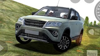 🔥🔥Indian Car Grey Maruti Suzuki Brezza lets drive India🔥🔥 [upl. by Ettellocin]