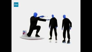 pub Intel centrino Shoes avec les Blue man group 2004 [upl. by Noedig]