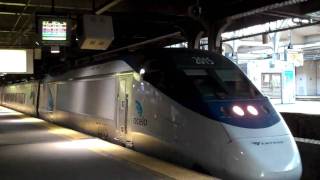 Amtrak Acela Express with Horn Action [upl. by Attenrad]