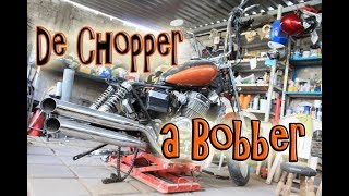 Vlog33 Modificacion de moto Chopper a Bobber [upl. by Vasquez]