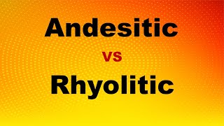 Andesitic VS Rhyolitic Magma [upl. by Amandy216]