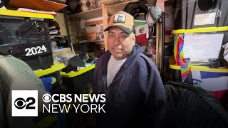 Bronx street vendor says hes living in a storage unit after he was hit with DSNY fines [upl. by Sackman]