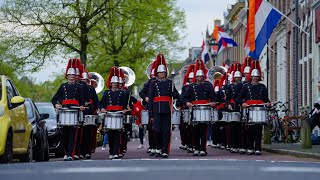 Kamper Trompetter korps  Koningsdag 2024”Straatparade Kampen Geerstraat” [upl. by Atteuqehs954]