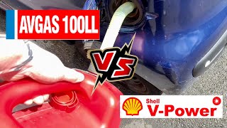 I Put Airplane Fuel in my Car 100 Octane Avgas vs Shell VPower in Citroen C1 CityBugAygo107 [upl. by Champagne]