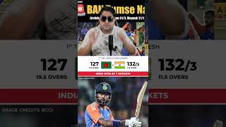 India team win 😎 youtubeshorts cricket indvsban hardikpandya shortfeed [upl. by Ahsetan]