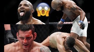 Yoel Romeros Epic KO Finish of Chris Weidman at UFC 205  HIGHLIGHTS [upl. by Mercado]