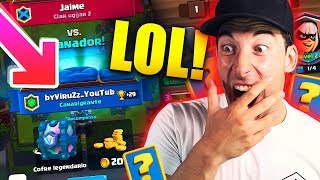 ¡¡COFRE LEGENDARIO GRATIS MIENTRAS GRABO  GANO CON LAS PEORES CARTAS DE CLASH ROYALE [upl. by Bridgette]