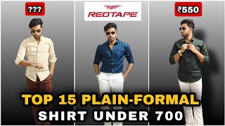 BEST FORMAL SHIRTS FOR MEN UNDER ₹1000  FORMAL OUTFITS FOR MEN  REDTAPE [upl. by End]