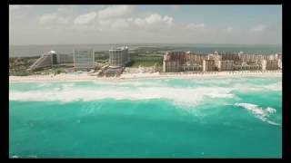 Cancun Mexico Seadust Resort  Drone [upl. by Nabetse]