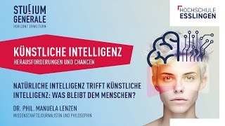 Studium Generale Natürliche Intelligenz trifft künstliche Intelligenz Was bleibt dem Menschen [upl. by Beckett423]