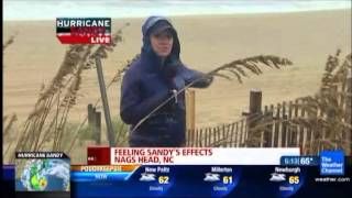 Hurricane Sandy Weather Channel Coverage Clip 3 [upl. by Chick161]