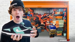 I Bought a 10000 ABANDONED STORAGE UNIT full of SNEAKERS Part 1 [upl. by Whitby]