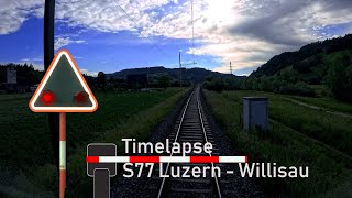 Timelapse S77 Luzern  Willisau [upl. by Neret521]