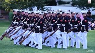 Watch The Amazing Marine Corps Silent Drill Platoon Perform at the Sunset Parade [upl. by Weitman148]