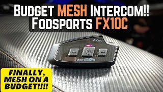 Fodsports FX10C Bluetooth Mesh Intercom  Review  It has MESH [upl. by Bucky]