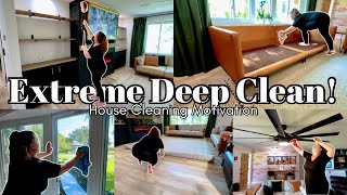 How to Properly Deep Clean a House  Deep Cleaning Motivation  Clean With Me [upl. by Ashling]